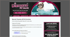 Desktop Screenshot of diamondpetsalon.com